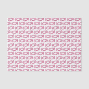 Mooie Roze Snoepjes Patroon Tissuepapier