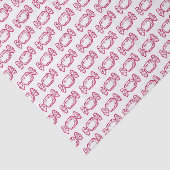 Mooie Roze Snoepjes Patroon Tissuepapier (Detail)