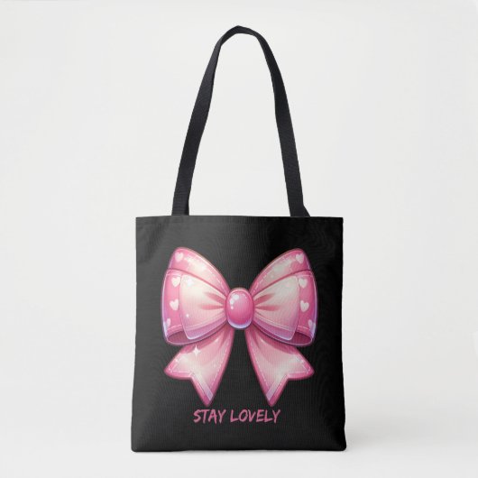 Mooie Roze Strik Tas (Voorkant)