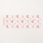 Mooie Roze Strik Yogamat (Voorkant (horizontaal))