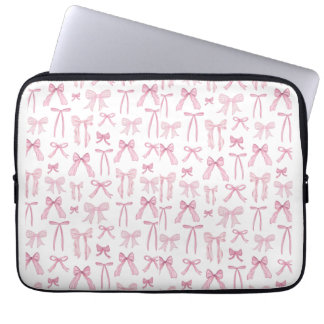Mooie Roze Strikjes Esthetische Laptophoes Laptop Sleeve