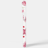 Mooie roze strikken en kersen Case-Mate iPhone case (Achterkant / Links)
