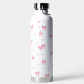 Mooie Roze Strikken Esthetische Waterfles (Links)