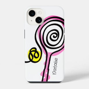 Mooie roze tennisracket Case-Mate iPhone 14 hoesje