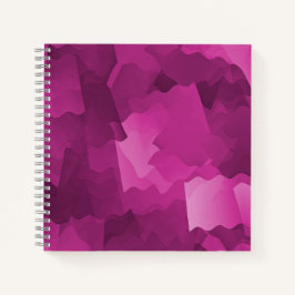 Mooie roze tinten..... notitieboek