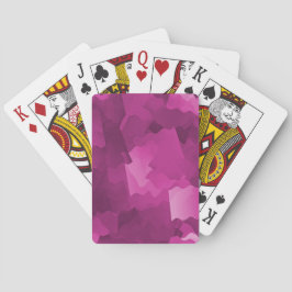 Mooie roze tinten..... pokerkaarten