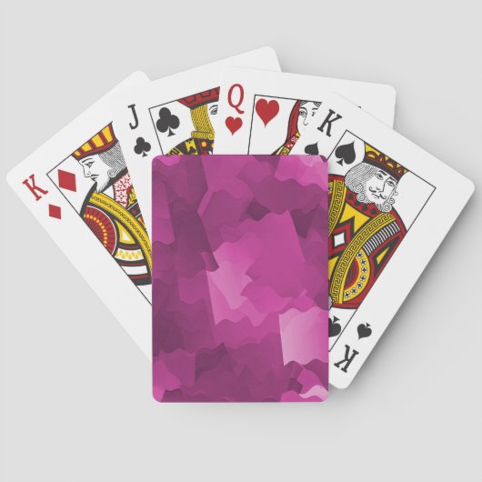 Mooie roze tinten..... pokerkaarten (Achterkant)