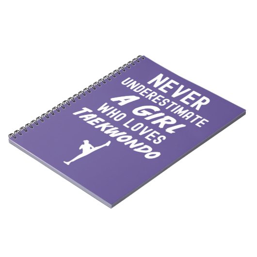 Mooie Roze TKD Cadeaus Voor Baby Meisjes Kinderen  Notitieboek (Linkerzijde)