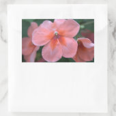 Mooie roze tuinbloemen. Floral foto Rechthoekige Sticker (Tas)