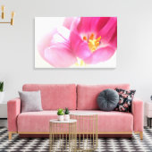 MOOIE ROZE TULPEN CANVAS AFDRUK (Insitu (Woonkamer))