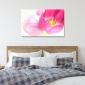 MOOIE ROZE TULPEN CANVAS AFDRUK (Insitu (Slaapkamer))