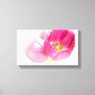 MOOIE ROZE TULPEN CANVAS AFDRUK