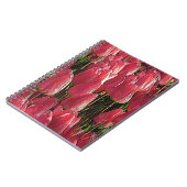 Mooie Roze Tulpen Notitieboek (Linkerzijde)