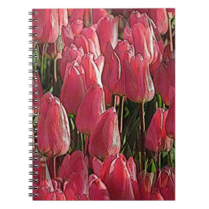 Mooie Roze Tulpen Notitieboek