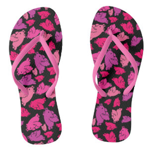 Mooie Roze Varkenspatroon Teenslippers
