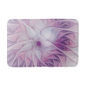 Mooie roze ventilator moderne Abstracte fractale k Badmat (Voorkant)