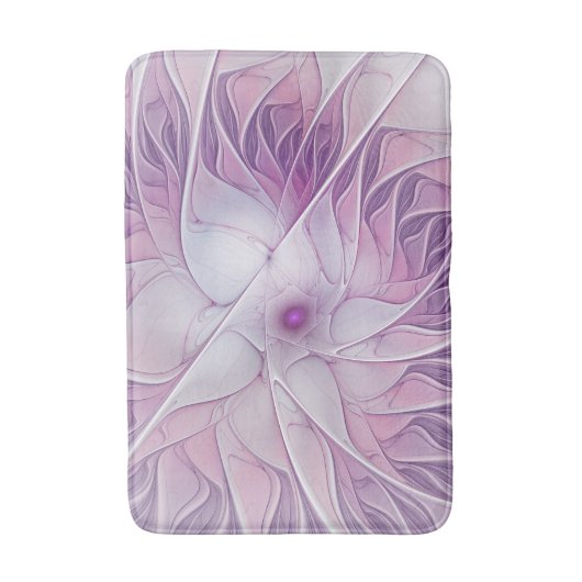 Mooie roze ventilator moderne Abstracte fractale k Badmat (Voorkant Verticaal)