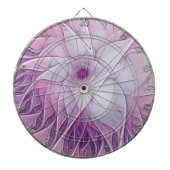 Mooie roze ventilator moderne Abstracte fractale k Dartbord (Voorkant)