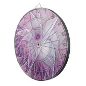 Mooie roze ventilator moderne Abstracte fractale k Dartbord (Voorkant Rechts)