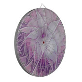 Mooie roze ventilator moderne Abstracte fractale k Dartbord (Voorkant Links)
