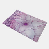 Mooie roze ventilator moderne Abstracte fractale k Deurmat (Schuin)