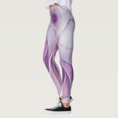 Mooie roze ventilator moderne Abstracte fractale k Leggings (Links)