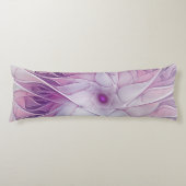 Mooie roze ventilator moderne Abstracte fractale k Lichaamskussen (Voorkant)