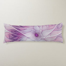 Mooie roze ventilator moderne Abstracte fractale k Lichaamskussen