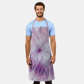 Mooie roze ventilator moderne Abstracte fractale k Schort (Gedragen)