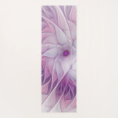 Mooie roze ventilator moderne Abstracte fractale k Yogamat (Achterkant)