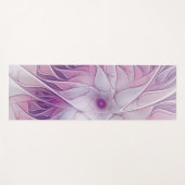 Mooie roze ventilator moderne Abstracte fractale k Yogamat (Voorkant (horizontaal))
