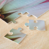 Mooie roze ventilator op Baby Blue 16x20 520 pc. Legpuzzel (Zijkant)