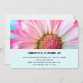 Mooie roze ventilator sluit foto's op zaterdag kaart (Voorkant)