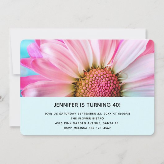 Mooie roze ventilator sluit foto's op zaterdag kaart