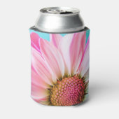 Mooie roze ventilator Sluiten Foto Blikjeskoeler (Blikje Achterkant)