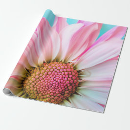 Mooie roze ventilator Sluiten Foto Cadeaupapier