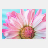 Mooie roze ventilator Sluiten Foto Inpakpapier Vel (Voorkant)