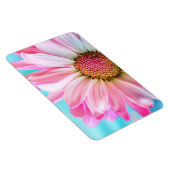 Mooie roze ventilator Sluiten Foto Magneet (Rechterzijde)