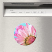 Mooie roze ventilator Sluiten Foto Magneet (Insitu (Vaatwasser))
