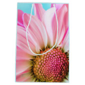 Mooie roze ventilator Sluiten Foto Medium Cadeauzakje (Achterkant)