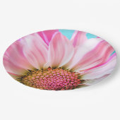 Mooie roze ventilator Sluiten Foto Papieren Bordje (Gekanteld)