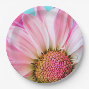 Mooie roze ventilator Sluiten Foto Papieren Bordje
