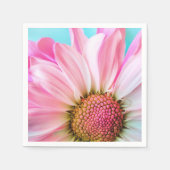 Mooie roze ventilator Sluiten Foto Servet (Voorkant)