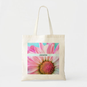 Mooie roze ventilator Sluiten Foto Tote Bag