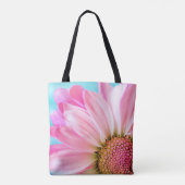 Mooie roze ventilator Sluiten Foto Tote Bag (Achterkant)