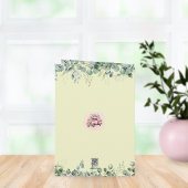 Mooie Roze Vintage Bloemenwagen Moederdag Feestdagen Kaart