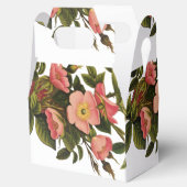 Mooie Roze Vintage Rozen Botanisch Bedankdoosjes (Geopend)