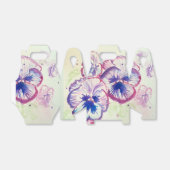 Mooie Roze Viooltje Bloemige Trouwcake Favoriet Do Bedankdoosjes (Uitgevouwen)