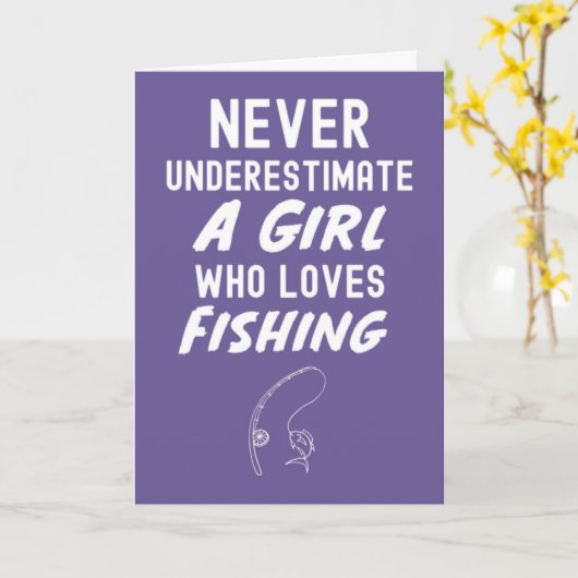 Mooie Roze Viskaarten Voor Baby Meisjes Kids Kaart (Gele Bloem)