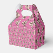 Mooie roze vispatroon bedankdoosjes (Achterkant)
